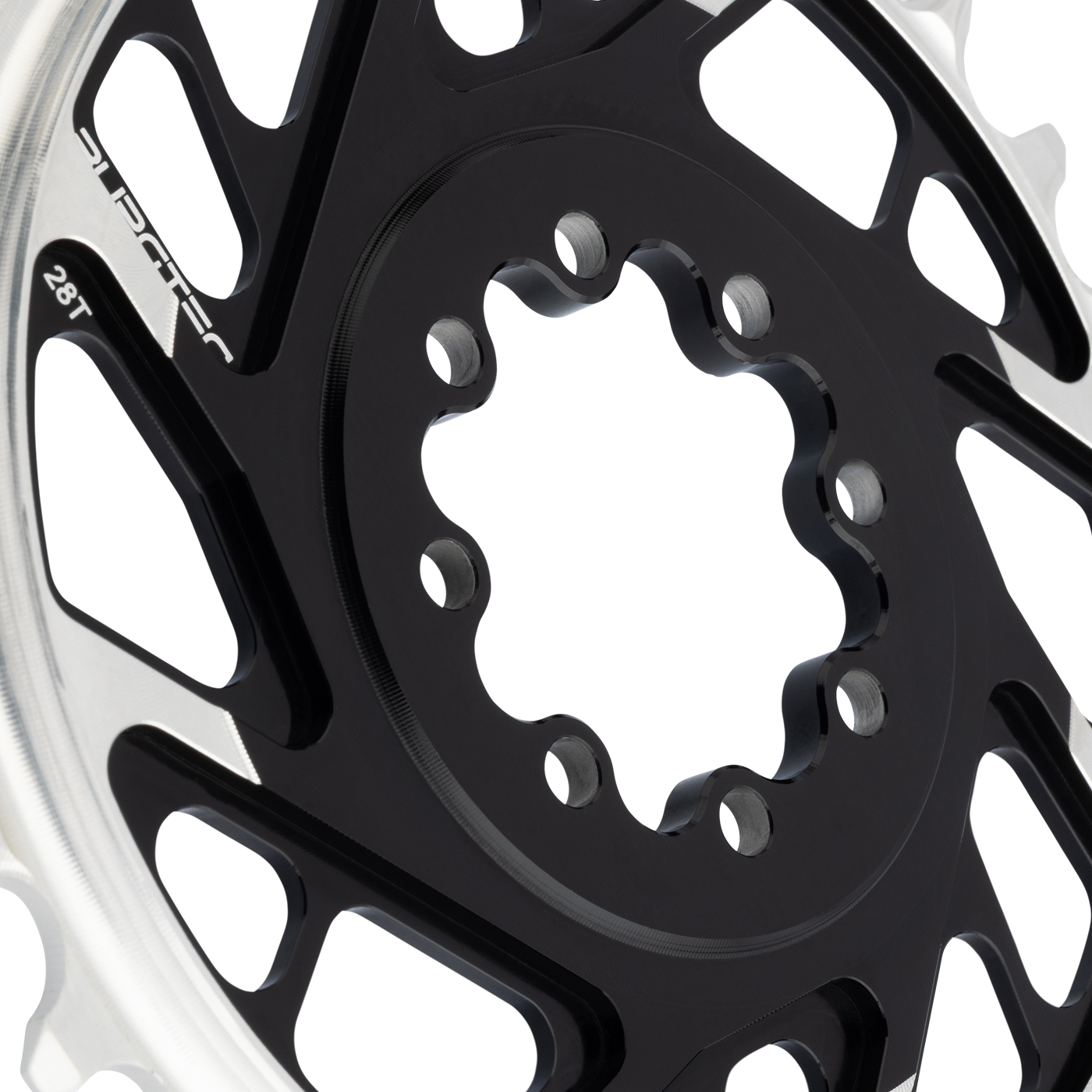 Mono plato BURGTEC THICK THIN 12V BOOST Direct Mount 8 Tornillos T-Type Narrow Wide Offset 3mm Negro