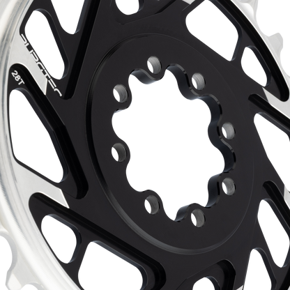 Plato Mono BURGTEC THICK THIN 12V BOOST Direct Mount 8 Tornillos T-Type Narrow Wide Offset 3mm Negro