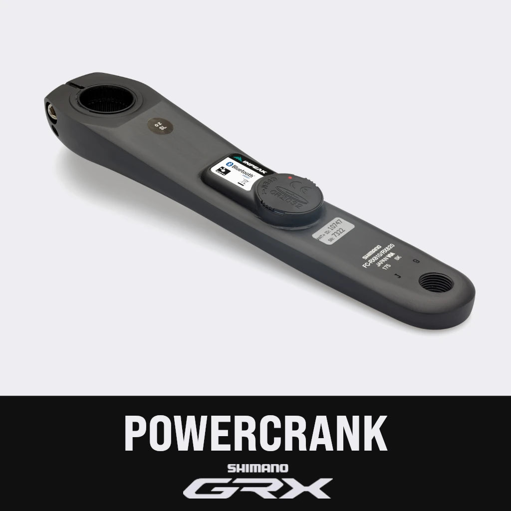 Biela izquierda con potenciómetro INPEAK POWERCRANK Shimano GRX RX810/820