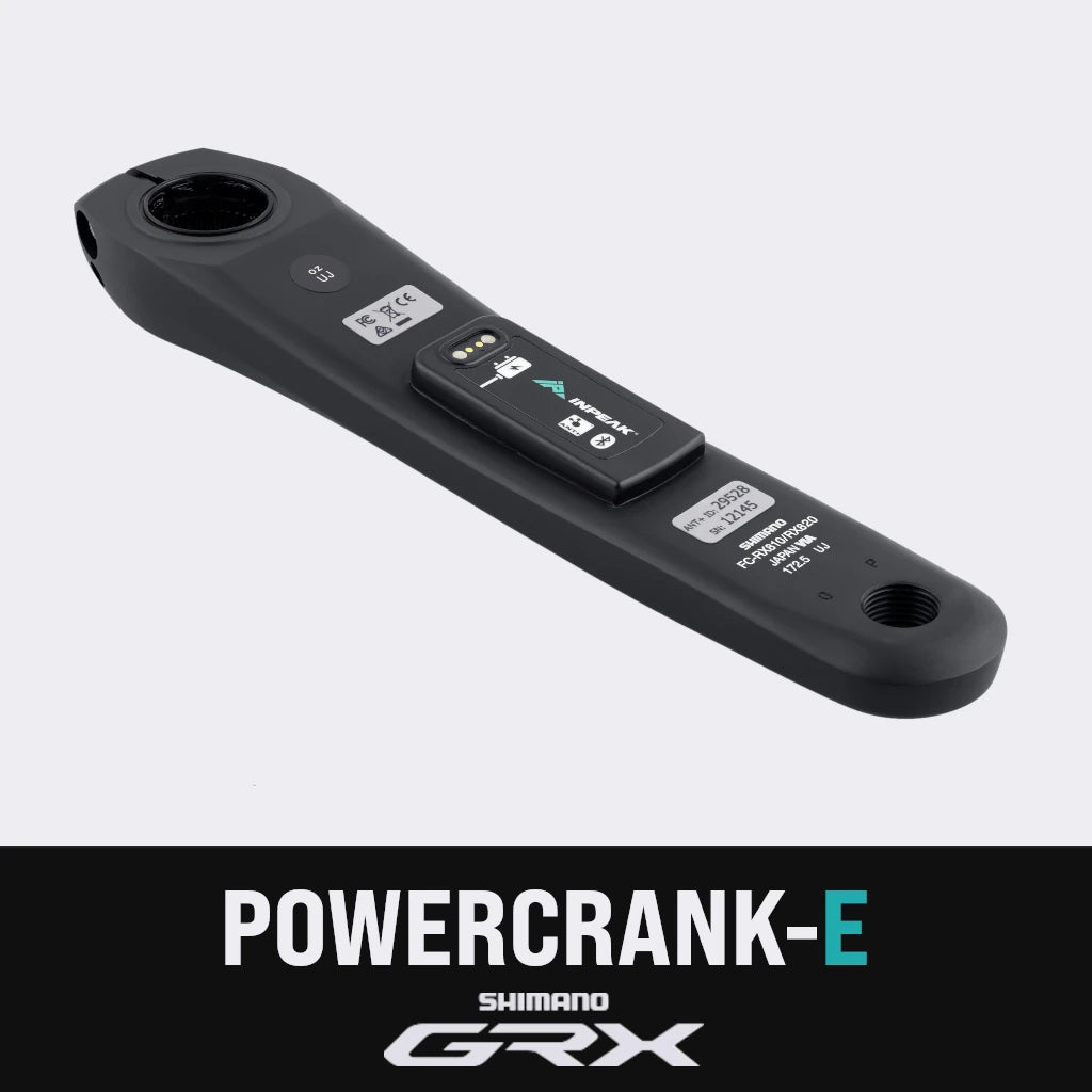 Biela izquierda con potenciómetro INPEAK POWERCRANK-E Shimano GRX RX810/820