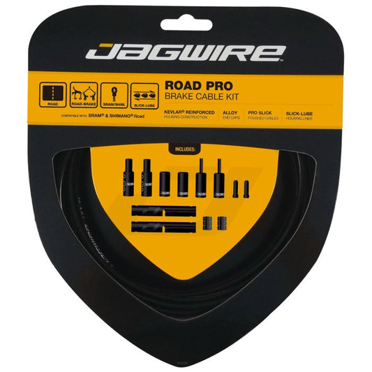 JAGWIRE ROAD PRO Kit de cable y latiguillo de freno Negro