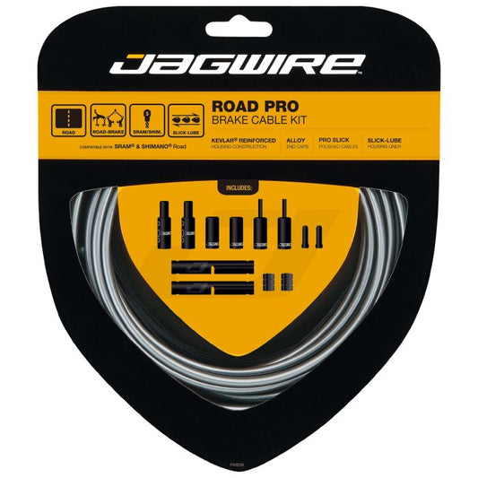 Kit de cable y latiguillo de freno JAGWIRE ROAD PRO Gris