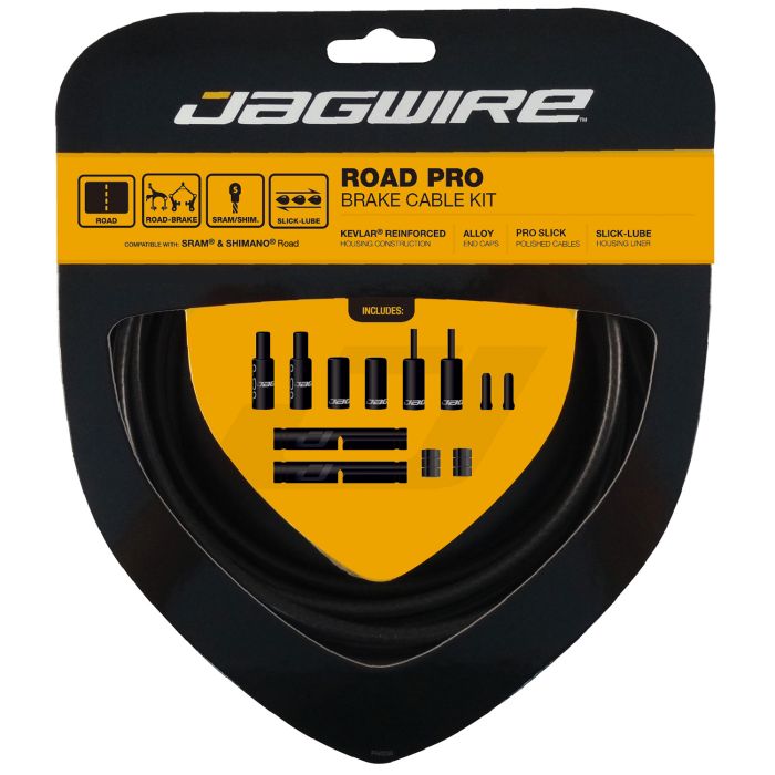 Kit de cable y latiguillo de freno JAGWIRE ROAD PRO Negro mate