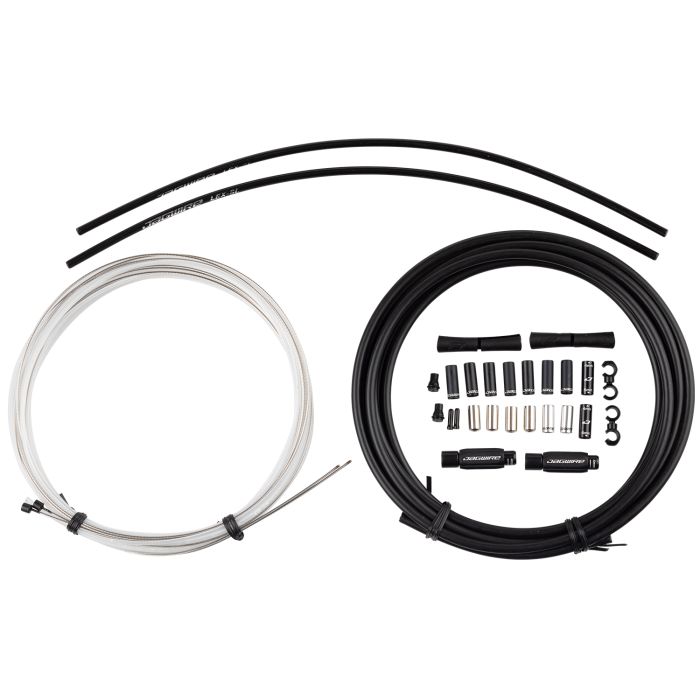 JAGWIRE 2x ELITE SEALED Negro Cable de desviador y manguera Kit