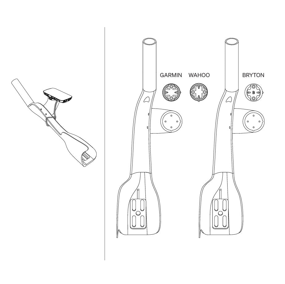 DEDA JET RISER Soporte GPS elevado