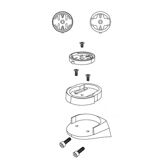 DEDA Soporte GPS para extensores JET ONE/JET2 EVO