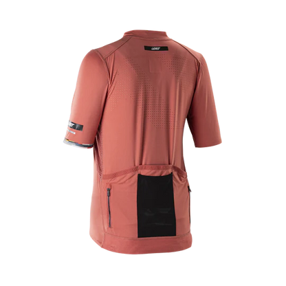 Maillot LEATT MTB ENDURANCE 5.0 CARGO Mujer Mangas Cortas Rojo