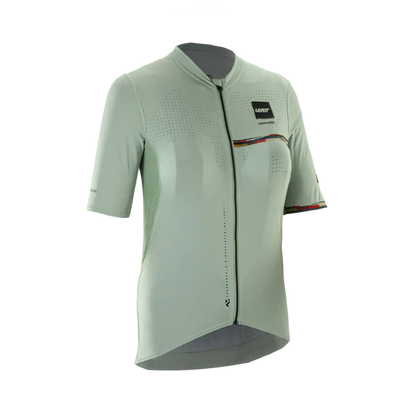 Maillot LEATT MTB ENDURANCE 5.0 CARGO Mujer Mangas Cortas Verde