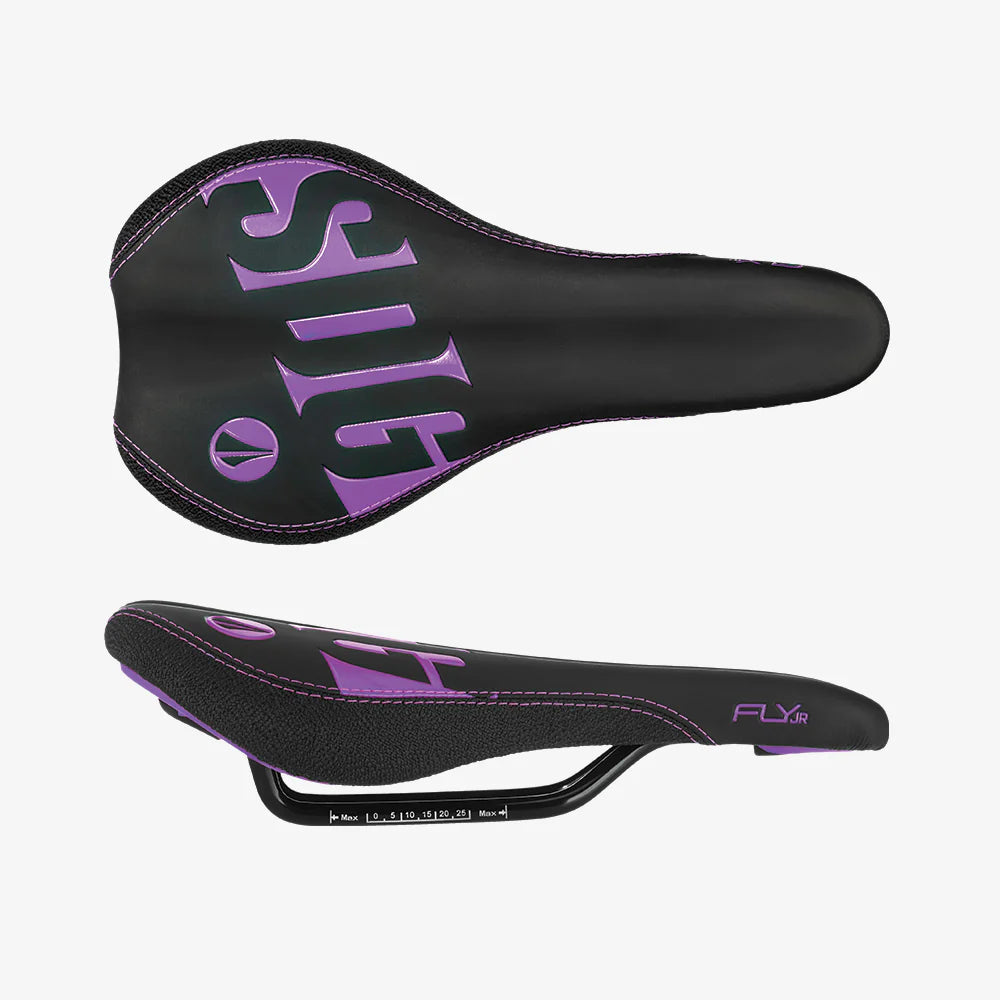 Sillín SDG FLY Junior Negro/Morado