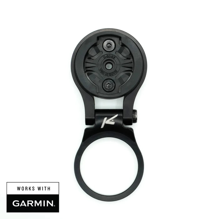 Soporte de potencia ajustable para GPS Garmin K-EDGE MTB Negro