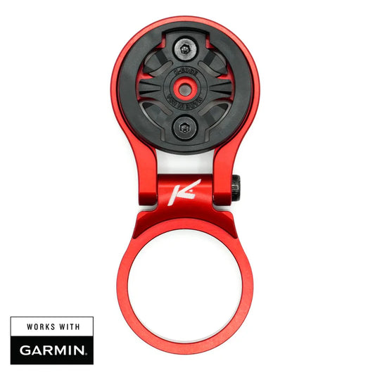 Soporte ajustable para GPS Garmin K-EDGE MTB Rojo