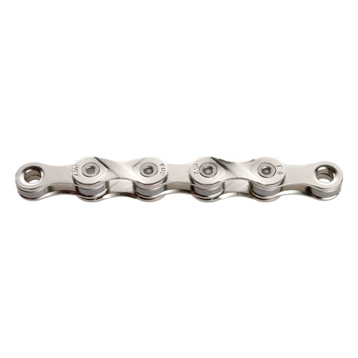 Cadena KMC X9 de 9V, color plata
