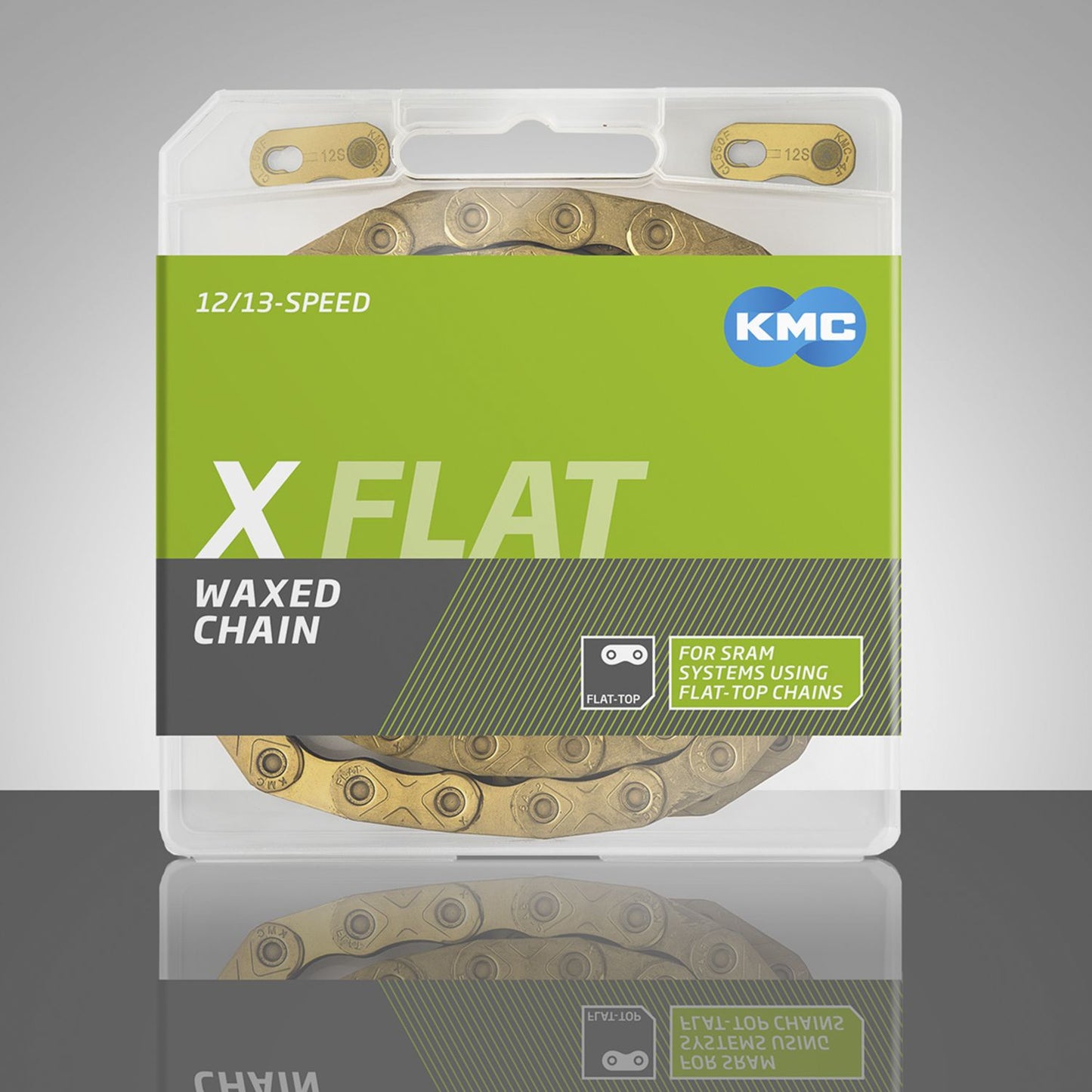 Cadena KMC X Flat Waxed Oro de 12/13 V