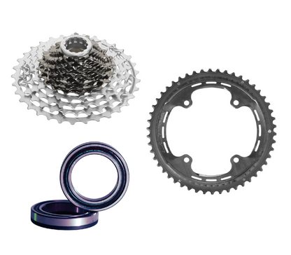 Kit Cassette Titanio / Plato Carbono / Rodamientos Cerámicos USB CAMPAGNOLO ULTRA