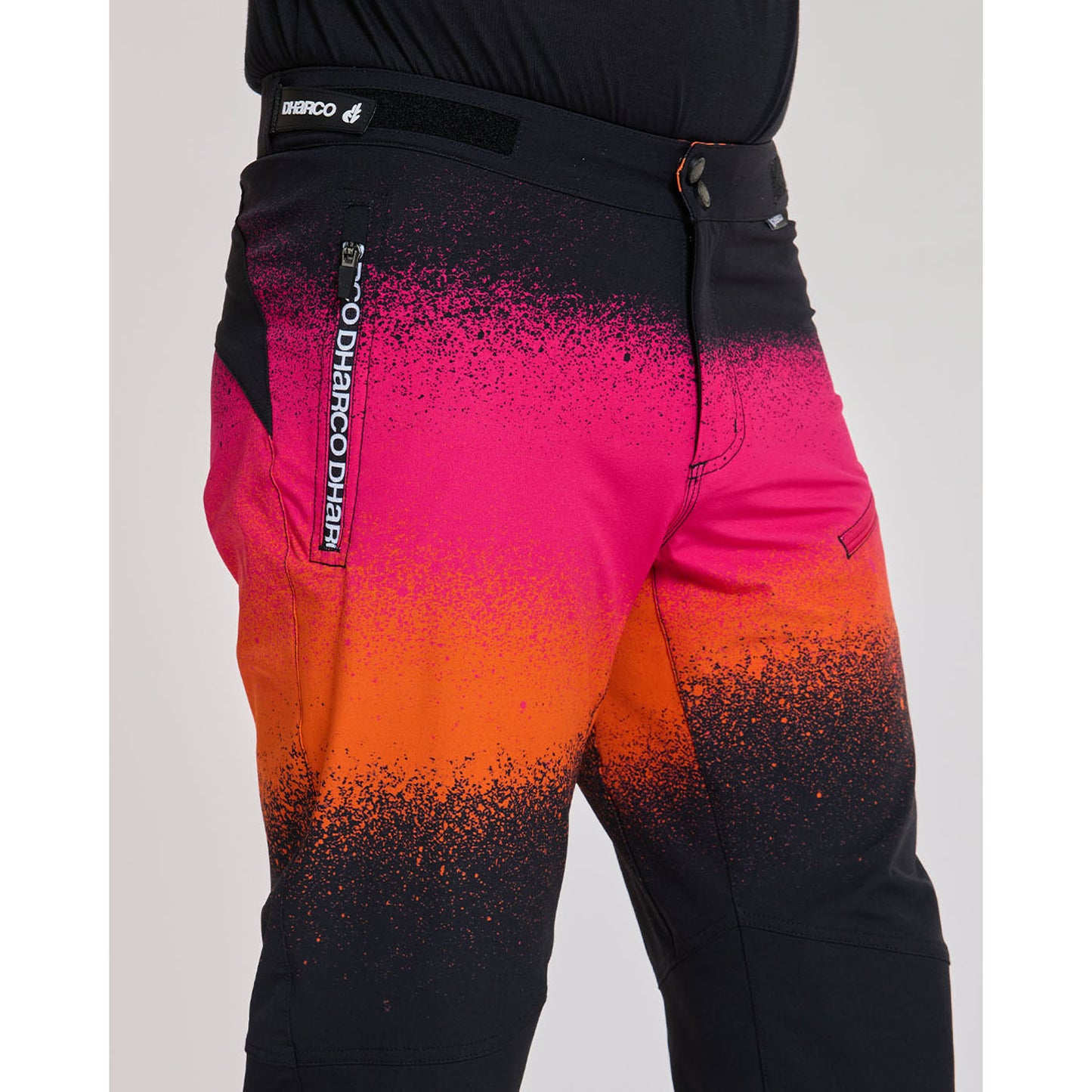 Pantalón DHARCO GRAVITY BLACK SNAKE Negro/Naranja