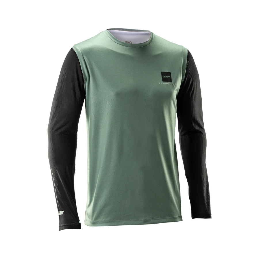 LEATT MTB GRAVITY 1.0 Maillot + Pantalón Kit Negro/Verde