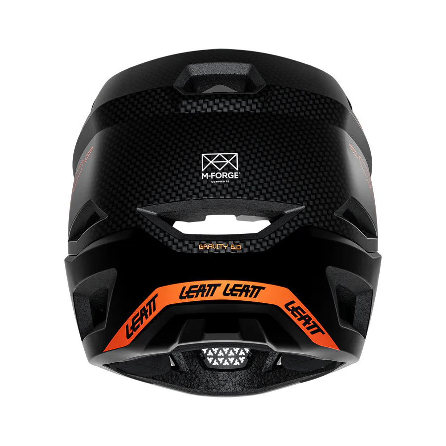 Casco MTB LEATT GRAVITY 6.0 CARBON GLOW Negro/Naranja