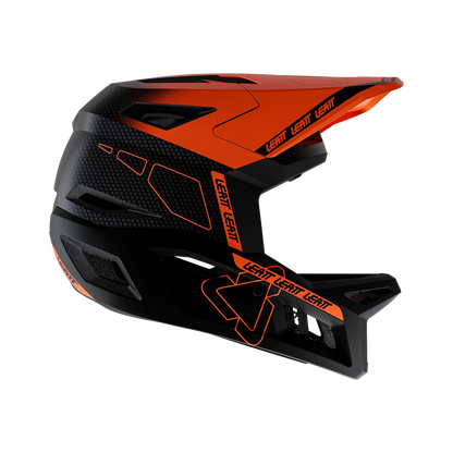 Casco MTB LEATT MTB GRAVITY 6.0 CARBON Glow Negro/Naranja
