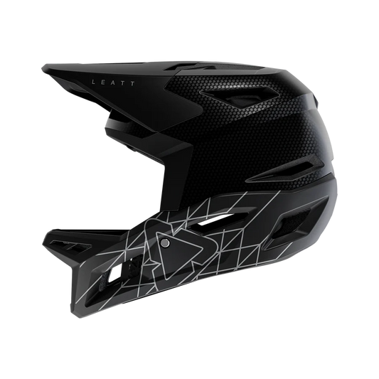 LEATT GRAVITY 6.0 CARBON STEALTH Casco MTB Negro/Gris