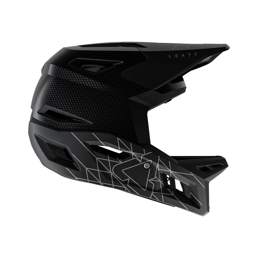 LEATT GRAVITY 6.0 CARBON STEALTH Casco MTB Negro/Gris