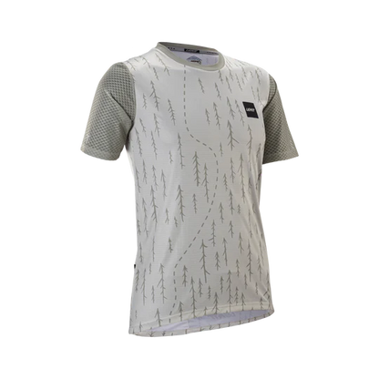 Maillot LEATT MTB TRAIL 3.0 Mujer Manga Corta Gris/Blanco