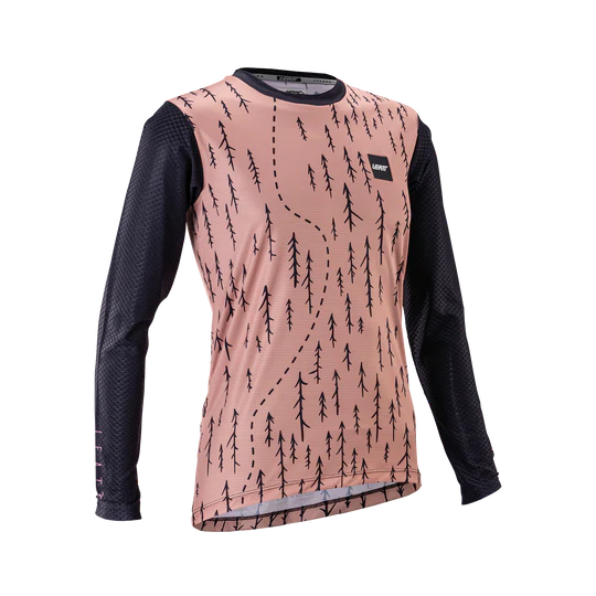 Maillot Mujer LEATT MTB TRAIL 3.0 Manga Larga Rosa