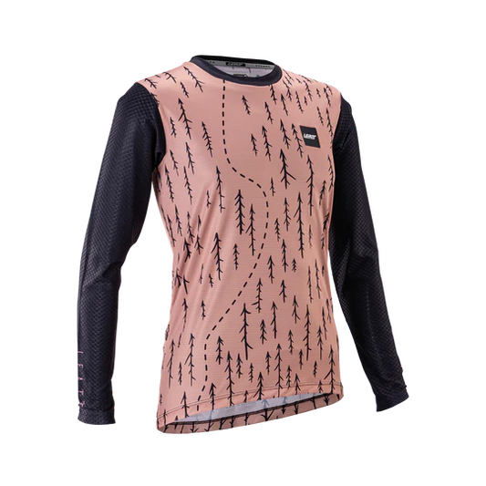 Maillot Mujer LEATT MTB TRAIL 3.0 Manga Larga Rosa