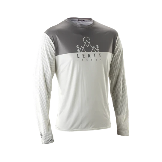 Maillot LEATT MTB TRAIL 3.0 Manga Larga Blanco