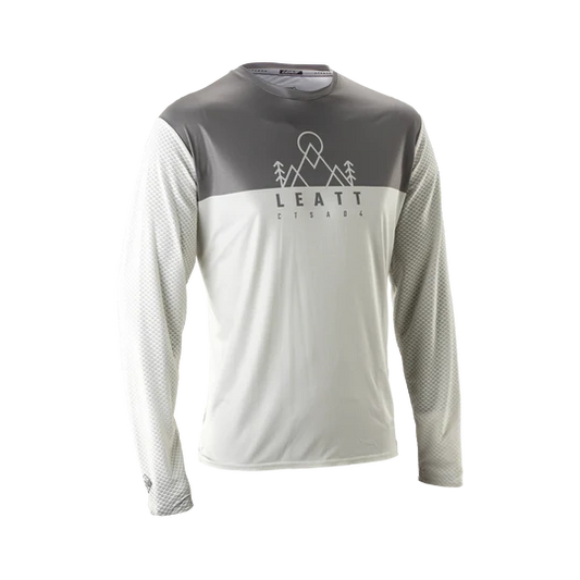 Maillot LEATT MTB TRAIL 3.0 Manga Larga Blanco