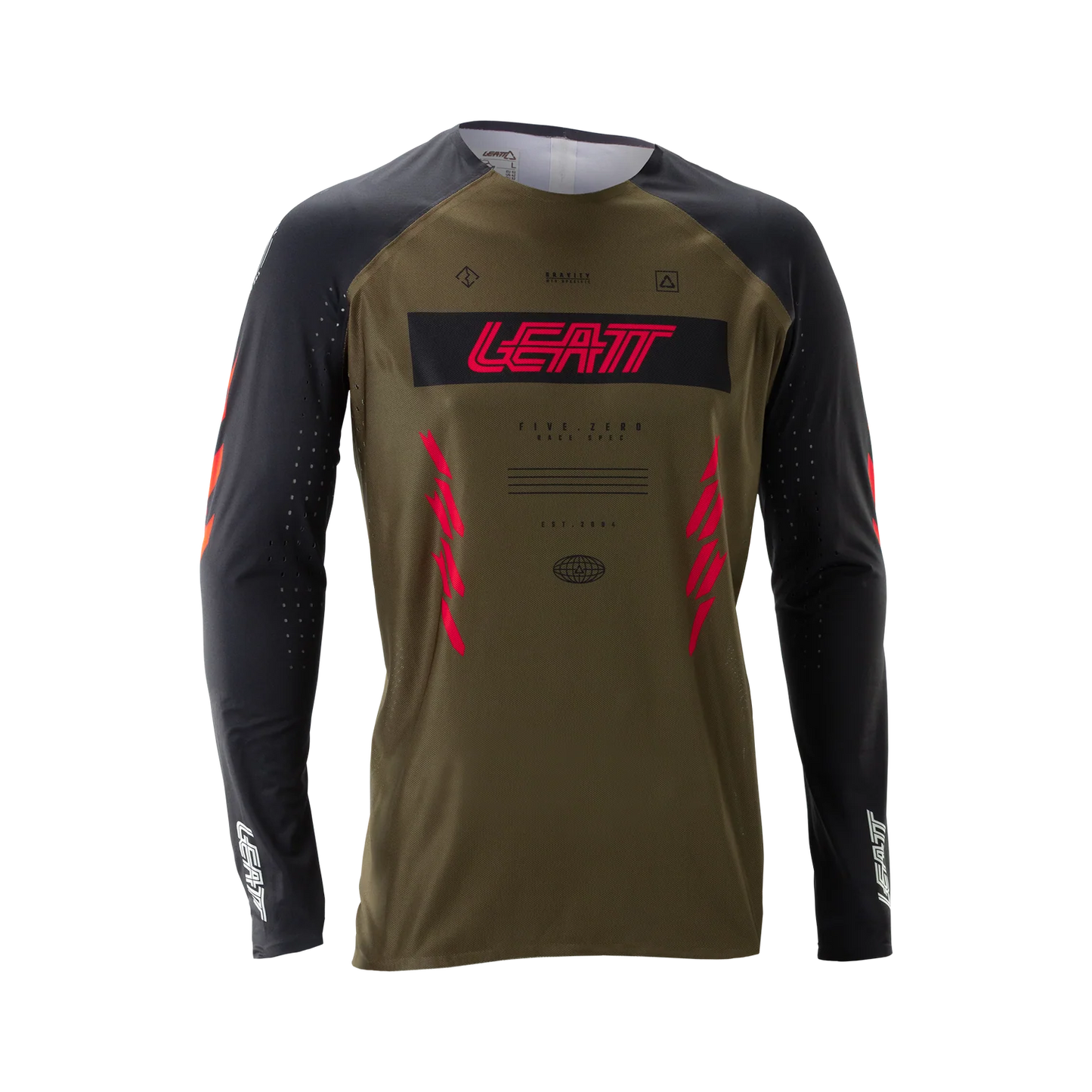 Maillot LEATT MTB GRAVITY 5.0 Marrón Manga Larga