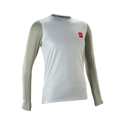 Maillot LEATT MTB Gravity 2.0 Mujer Mangas Largas Blanco/Beige