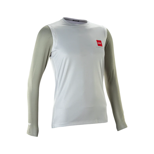 Maillot LEATT MTB Gravity 2.0 Mujer manga larga Blanco