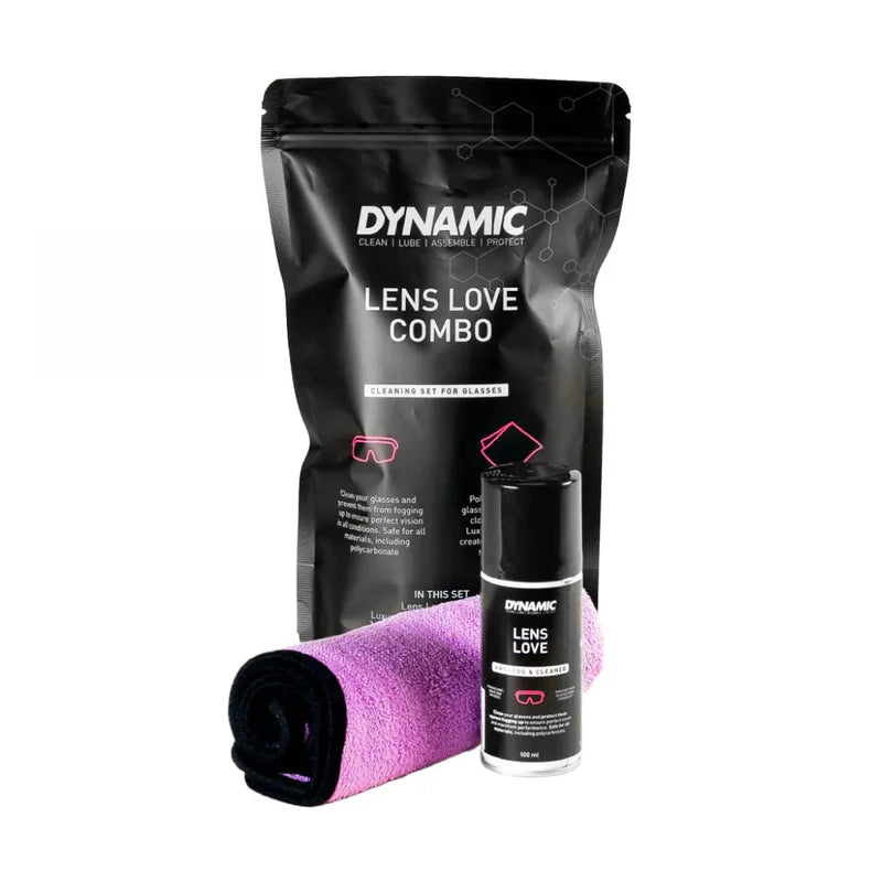 Paquete Limpiador de Gafas DYNAMIC LENS LOVE COMBO (100ml)