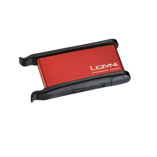 Kit de reparación LEZYNE LEVER KIT con estuche de aluminio rojo