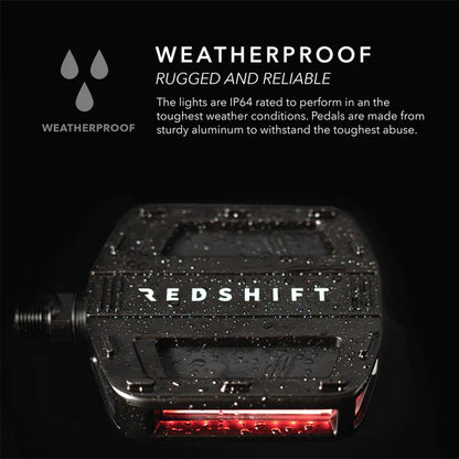 Pedales Automáticos Luminosos REDSHIFT Arclight PRO Plata