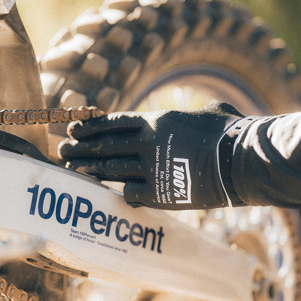 Guantes 100% RIDEFIT Negros