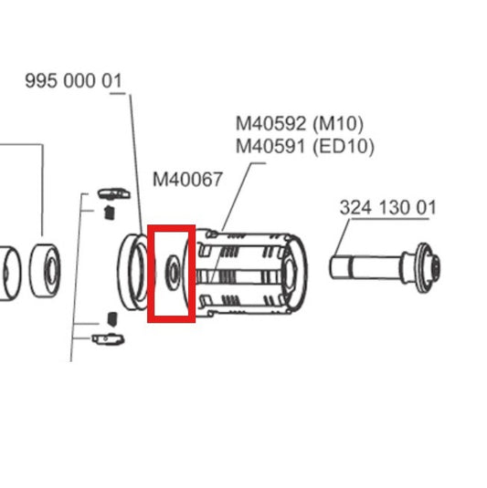 ESPACIADOR INTERNO MAVIC RUEDA LIBRE FTSL/FTSX