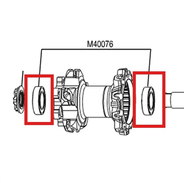 Cojinetes de rueda delantera Mavic 6903