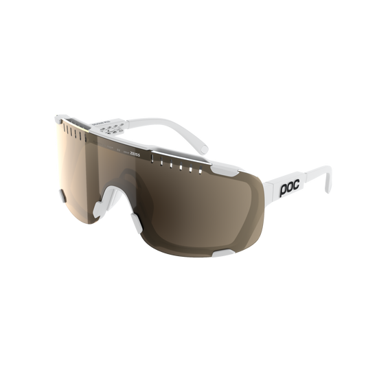 Gafas POC DEVOUR MID White Clarity Trail /Partly Sunny Silver Lens