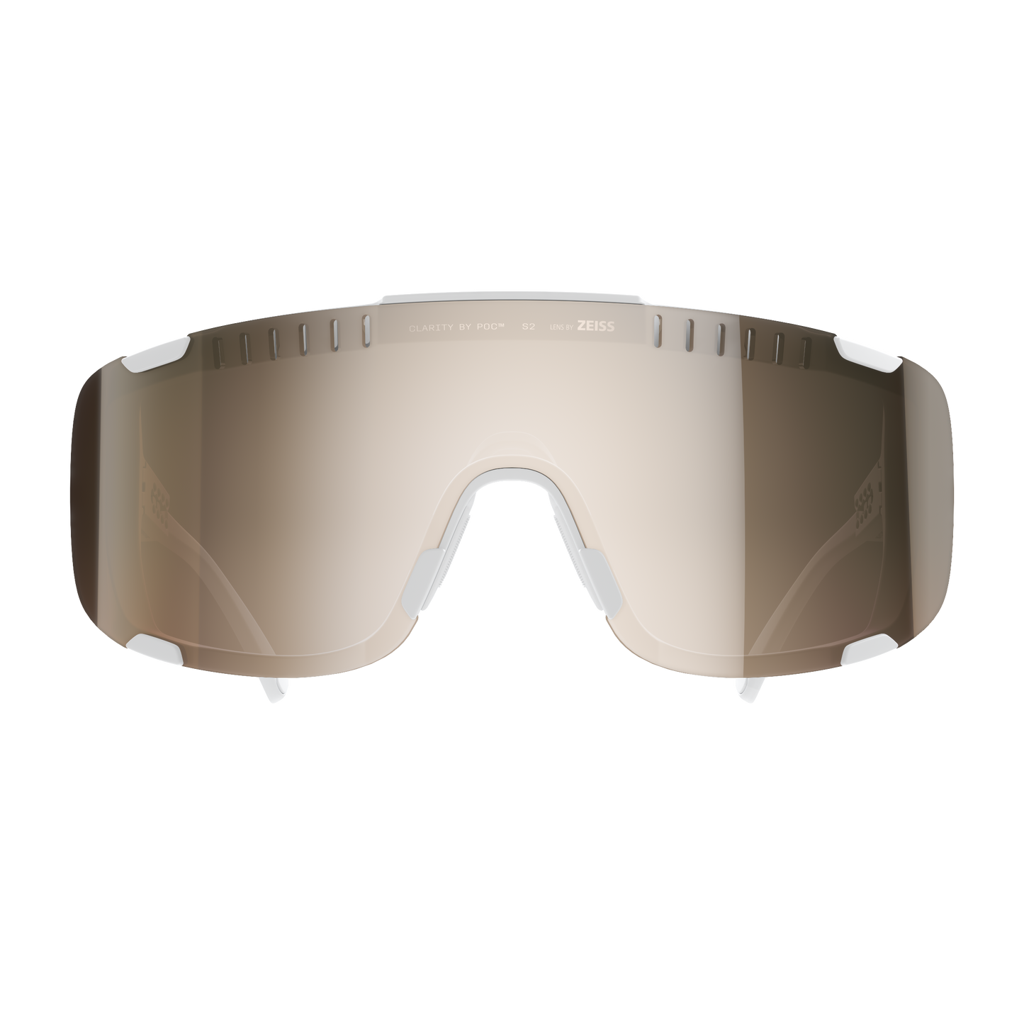 Gafas POC DEVOUR MID White Clarity Trail /Partly Sunny Silver Lens