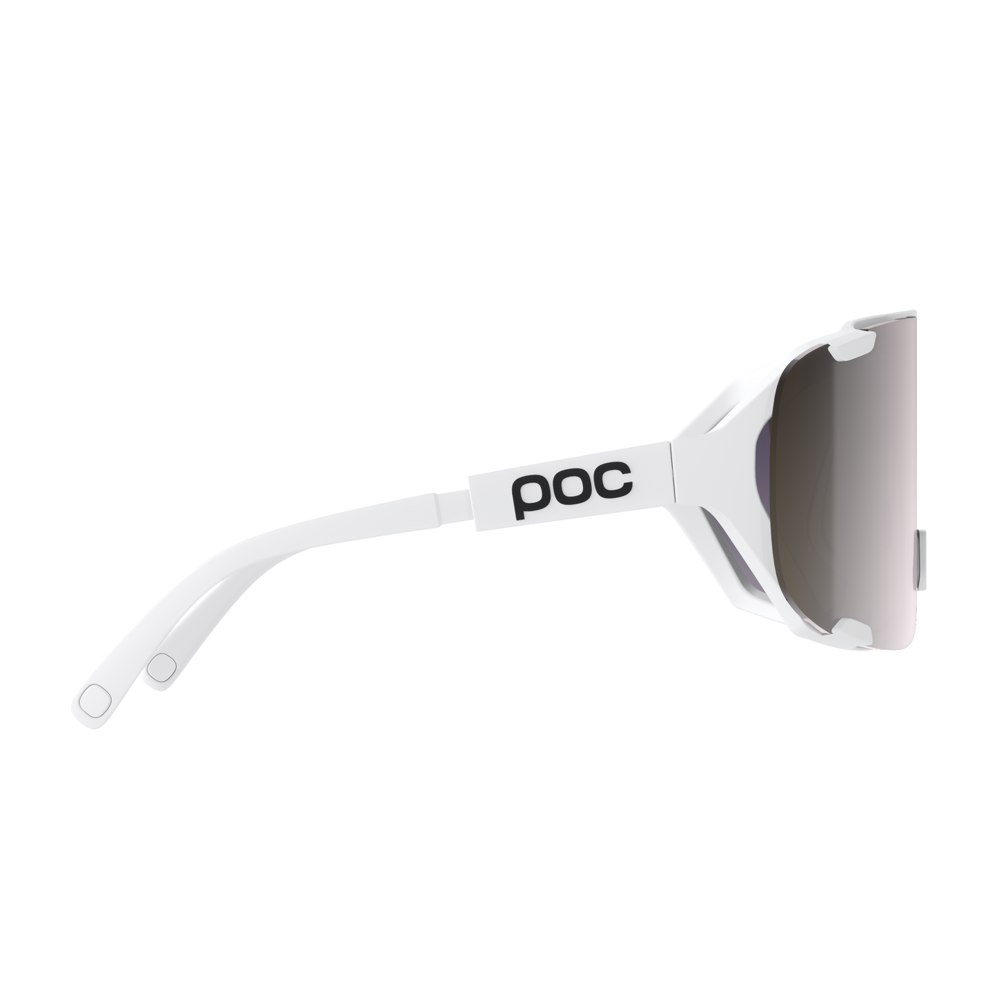 Máscara POC DEVOUR MID White Clarity Road/Lente Sunny Silver