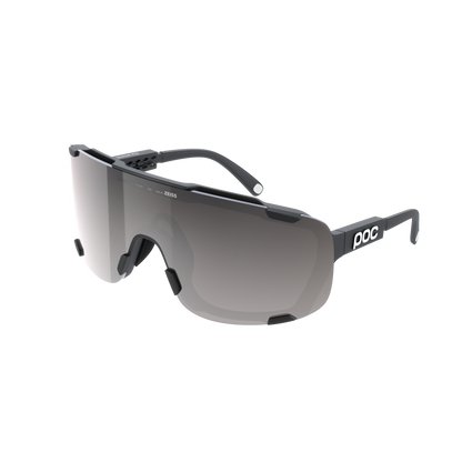 Gafas POC DEVOUR MID + Negro Cristal Clarity Road Sunny Silver