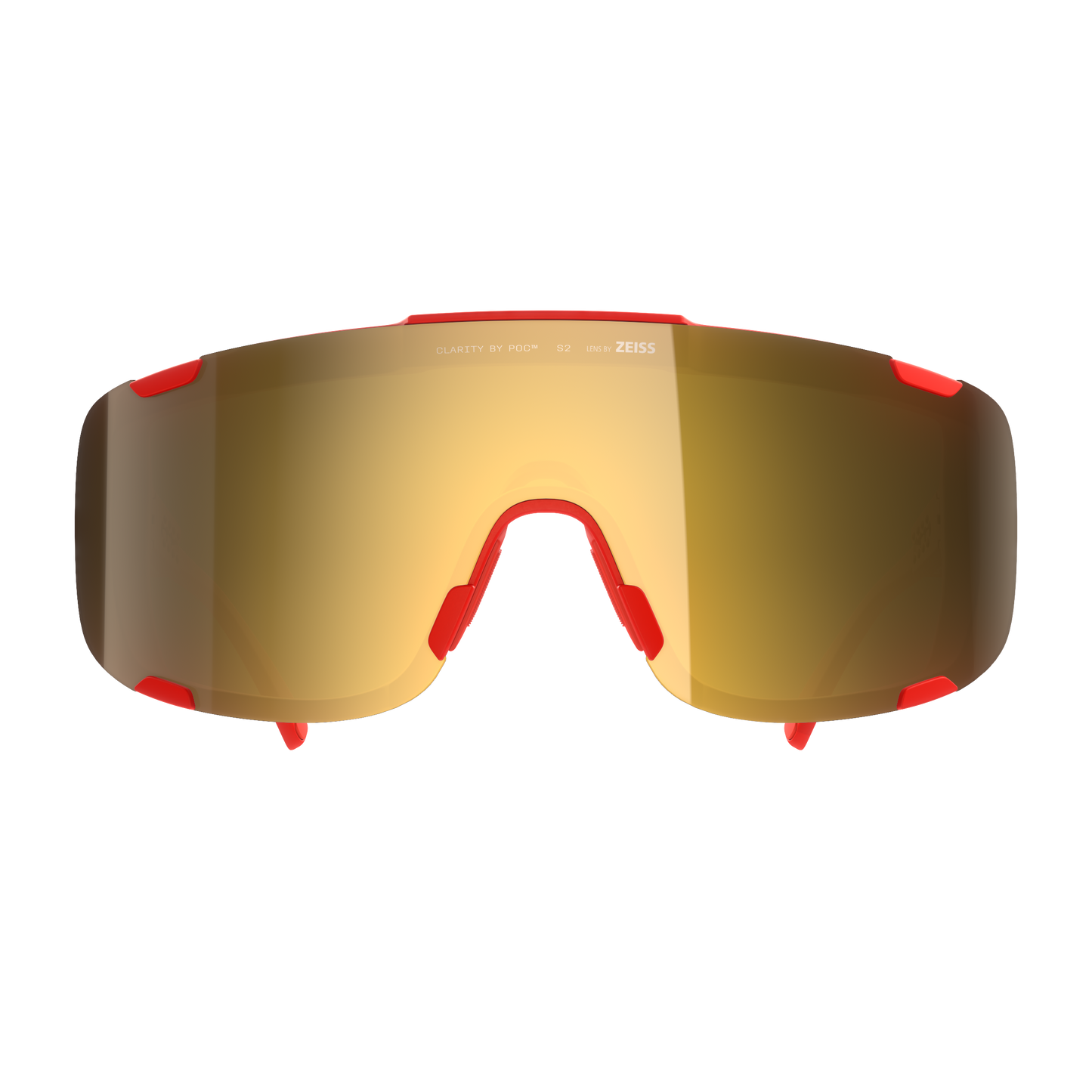 Gafas POC DEVOUR MID Red Clarity Road Partly Sunny Gold Lens