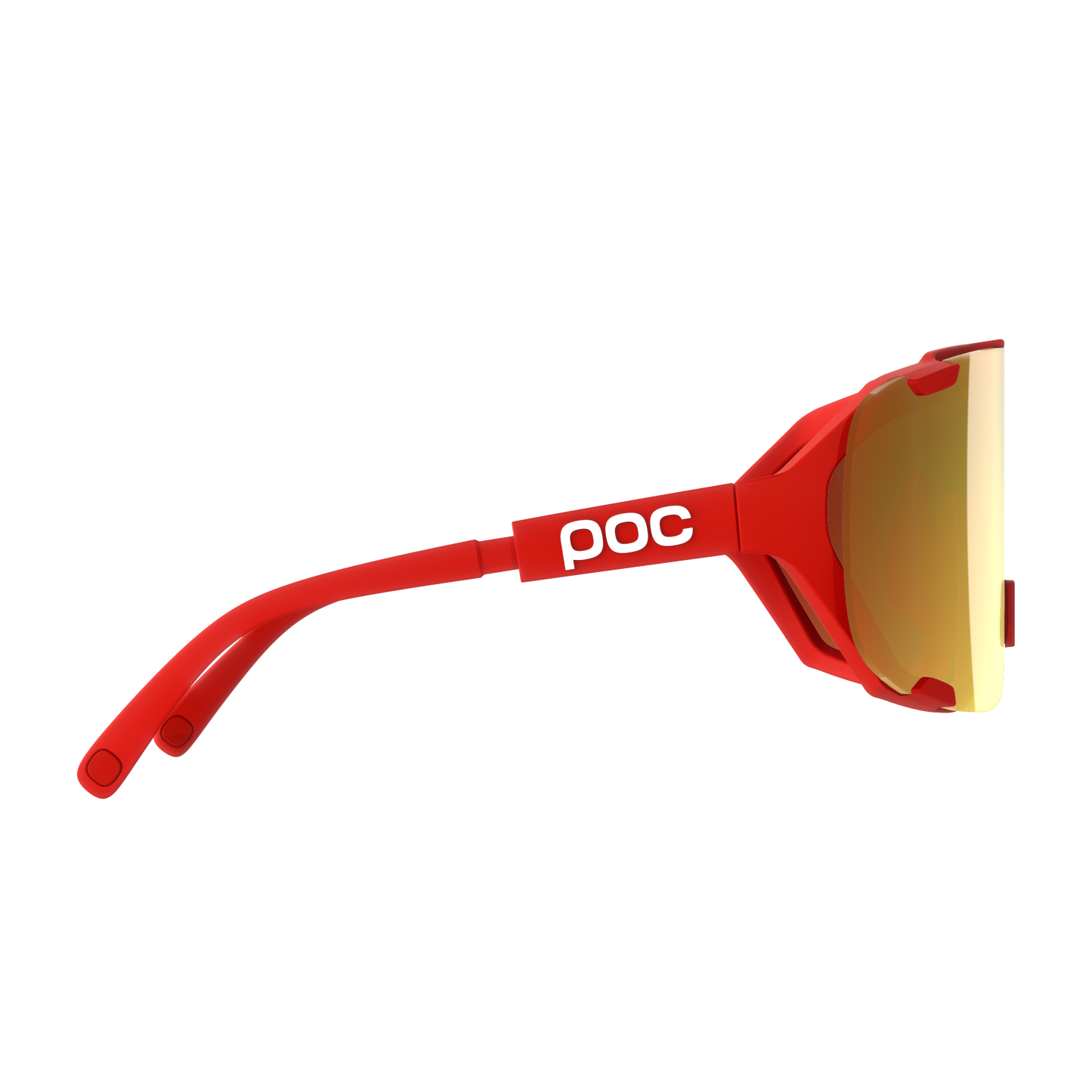 Gafas POC DEVOUR MID Red Clarity Road Partly Sunny Gold Lens