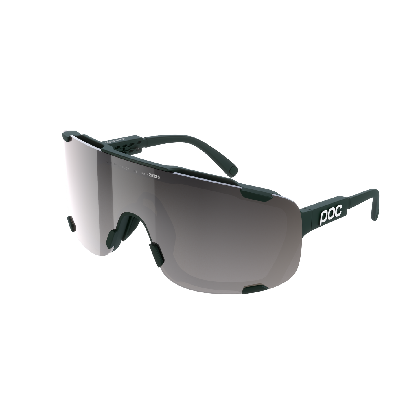 Gafas POC DEVOUR MID Khaki Clarity Road/Lente Sunny Silver