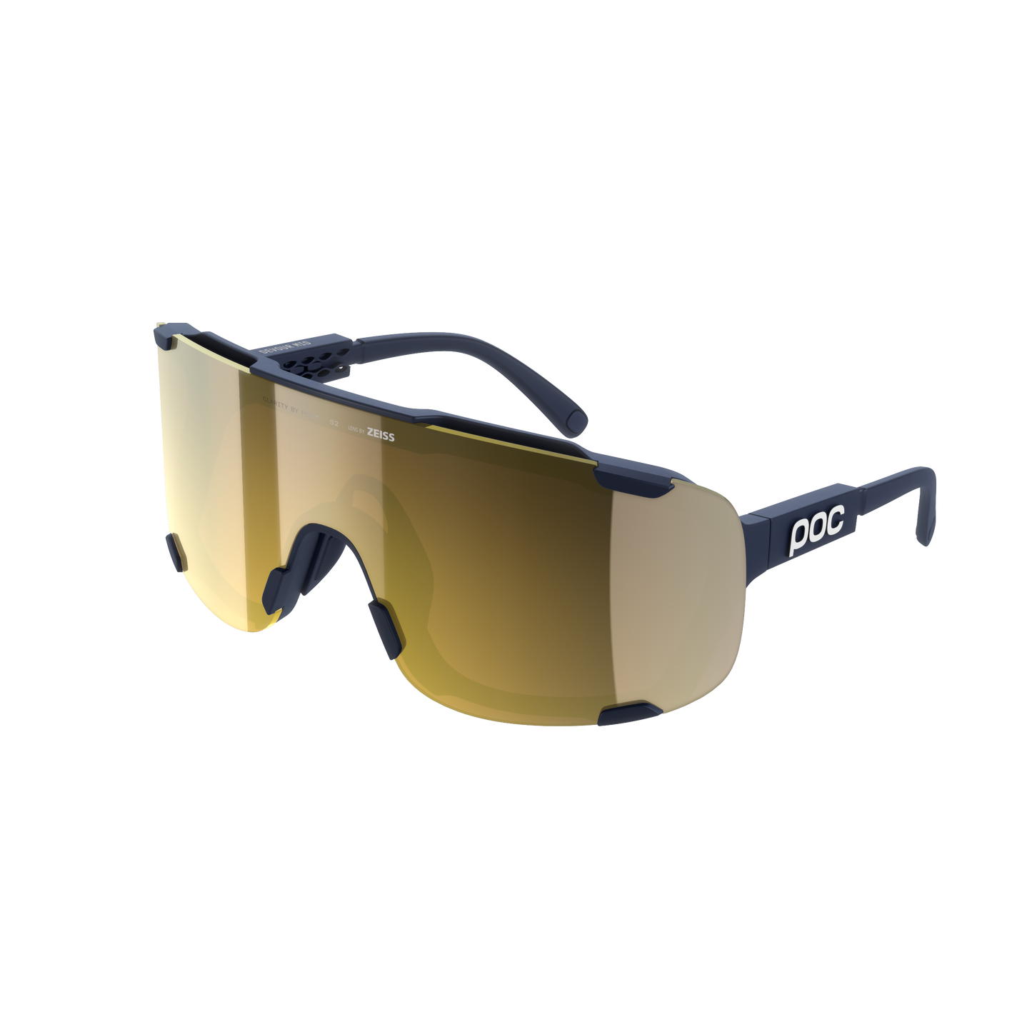 Gafas de sol POC DEVOUR MID Marine Clarity Road Partly Sunny Gold Lens
