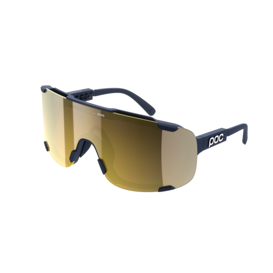 Gafas de sol POC DEVOUR MID Marine Lente Clarity Road/Partly Sunny Gold