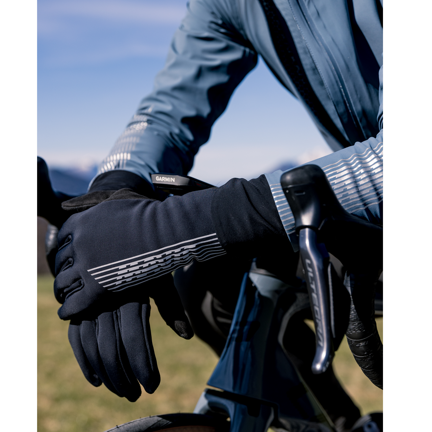 MAVIC ESSENTAL WIND Guantes Negro/Plata