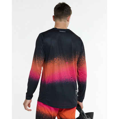 Maillot DHARCO RACE BLACK SNAKE Mangas Largas Negro/Naranja
