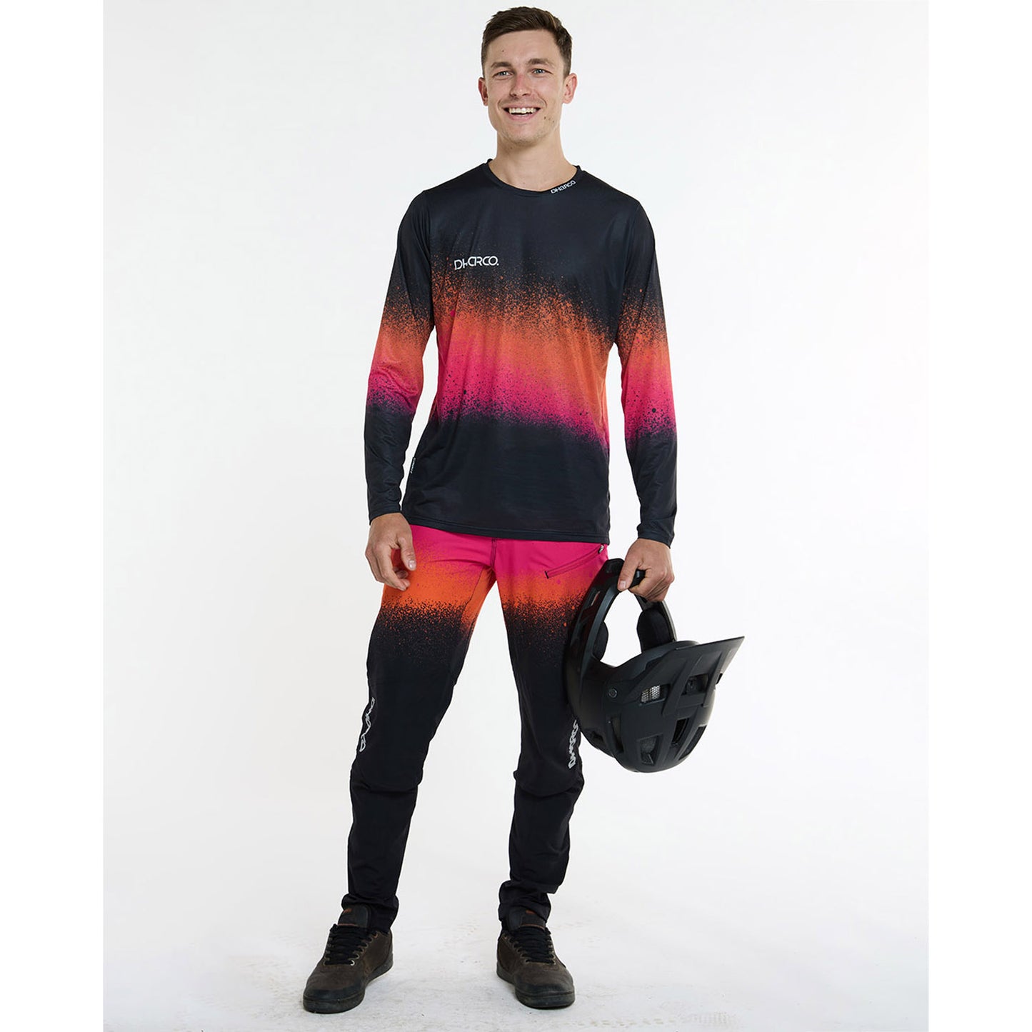 Pantalón DHARCO GRAVITY BLACK SNAKE Negro/Naranja